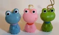 昭和レトロ コルゲンコーワ ケロちゃん ソフビ 3体セット 販促品
