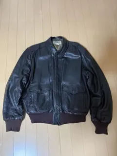 80s L.L.BEAN A-2タイプレザージャケット　名作 ゴールデンサイ