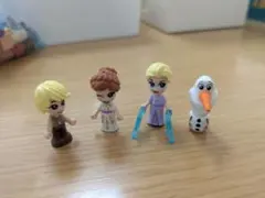 アナとエルサのプリンセスブック　ミニフィグ4体
