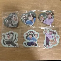 忍たま乱太郎 ナンジャタウン 缶バッジ&ステッカー ６年生