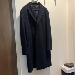 ユナイテッドアローズ 紺 コート 美品 グリーンレーベル ロング メンズ　ロング