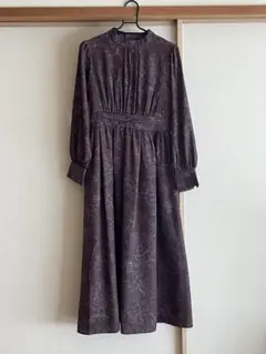 フラワープリント ワンピース