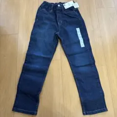 GUキッズ のびのびデニム ストレートパンツ 130