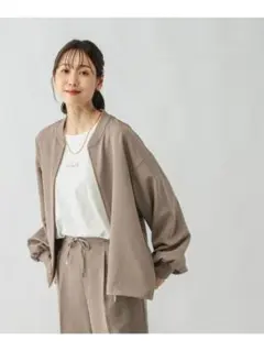 GLOBALWORK　WクロスZIPブルゾン