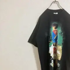 【バックプリント】もののけ姫　Tシャツ　状態良好　ブート　黒　L
