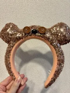 ユニバ　クマ　スパンコール　カチューシャ