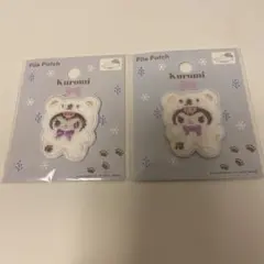 ふわふわスノー　クロミ　パイルワッペン