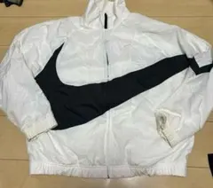 Nike ナイロンジャケット ホワイト/ブラック