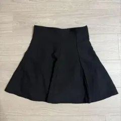 ナルシス　スカート　ミニ　ブラック　フレア　ハイウェスト　レディースのサムネイル