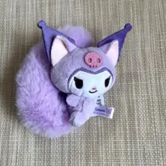サンリオキャラクターズ　平成ふわふわ尻尾マスコット　クロミver