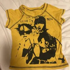 グラフィックTシャツ イエロー