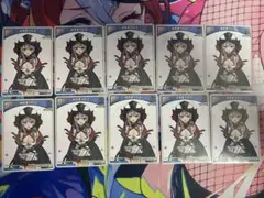 し*ら様 ホロカ 沙花叉クロヱ debut 10枚 コモン　ホロライブOCG