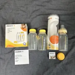 メデラ 母乳ボトル用乳首カームと母乳ボトル250ml 3本セット