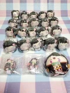 竈門禰豆子 はぐキャラ ふわコロりん 鬼滅 ぬいぐるみ