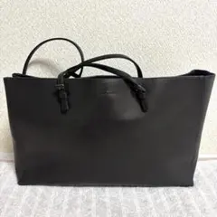 Samantha Thavasa レザー トートバッグ ブラックのサムネイル