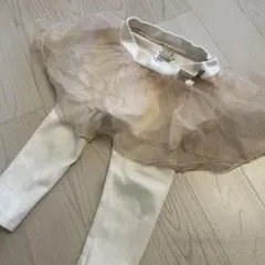 petit main チュール付きトップス