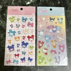 TWICE サンリオ 透明シートシール 2枚セット③