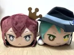 ツイステ　ジェイド　リドル　メガジャンボ寝そべりぬいぐるみ