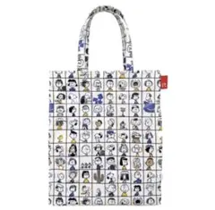 新品　スヌーピー　ラミネートトートバッグ　75th Block A4 6750円のサムネイル