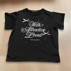 by LOVEiT バイラビット 肩あき Tシャツ ブラック 140