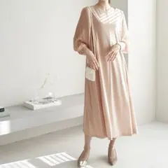 新品タグ付　ROPE’ PICNIC ワンピース　フォーマル　ベージュ系