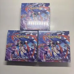 ポケモンカード ニンジャスピナー ムニキス 計4BOXシュリンクなしぺり