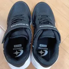 【未使用】キッズシューズ ムーンスター 20cm ブラック 靴