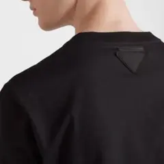 PRADA Tシャツ トライアングルロゴ カットアウト コットンのサムネイル