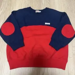 miki HOUSE 復刻 バックロゴトレーナー 100cm