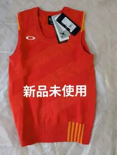 OAKLEY オークリー　レディース　ゴルフ ニットベスト オレンジ