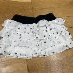 フリル付き星柄　スカート 100サイズ