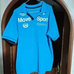 DESCENTE Move Sport ポロシャツ ブルー