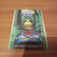 ポケセン　コミュニティデイ　サルノリ　ポケモンGO ステッカー