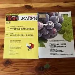 美品✨日経トップリーダー　2025年 10月　Monthly 2点セット　匿名