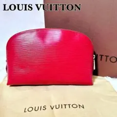 未使用級 ルイ・ヴィトン ポシェット ポーチ エピ フューシャ 箱 袋付