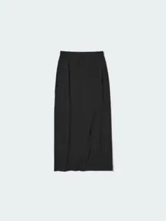 UNIQLO 黒 タイトロングスカート