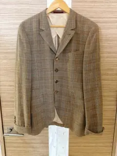 極美品✨D'URBAN テーラードジャケット 最高級 フェルラ リネン