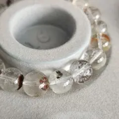 や*ん様 天然石 庭園水晶 大玉 ガーデン クォーツ ブレスレット 11mm