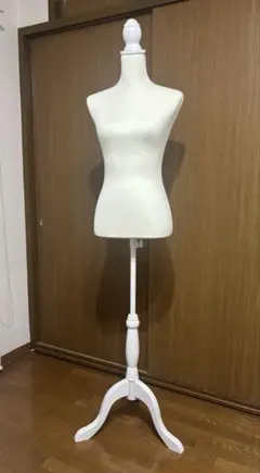 洋裁用トルソー　マネキン　ボディ　アイボリー