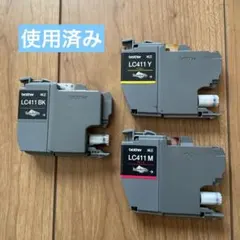 使用済 Brother 純正インクカートリッジ LC511 4色セット - メルカリ
