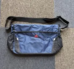 adidas ショルダーバッグ 青/黒