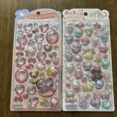 【セット売り】国内正規品 キティ サンリオ うるちゅるポップシール 2シート