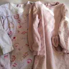 メゾピアノ 長袖ワンピース 2点セット140センチ