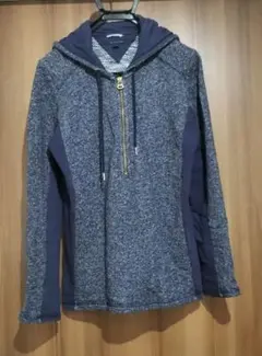 TOMMY HILFIGER フード付きパーカー Mサイズ ネイビー系