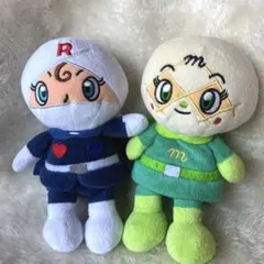 メロンパンナちゃん ロールパンナちゃん ぬいぐるみ マスコット