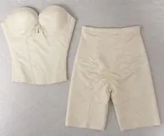 【D70/M】ブライダルボーテ ブライダルインナー バックレスビスチェ・ガードル