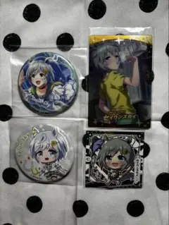 ウマ娘 セイウンスカイ ウエハースカード 缶バッジ シール まとめ売り