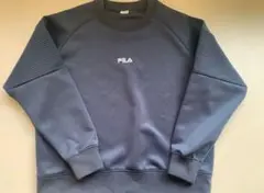 ★美品★FILA フィラ　ダークブルー　濃紺　トレーナー　ドライ　長袖