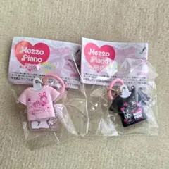 メゾピアノ Tシャツ めじるしチャーム 2個セット　ガチャガチャ