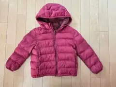 110cm ユニクロ ライトウォームパデットパーカー UNIQLO サイズ